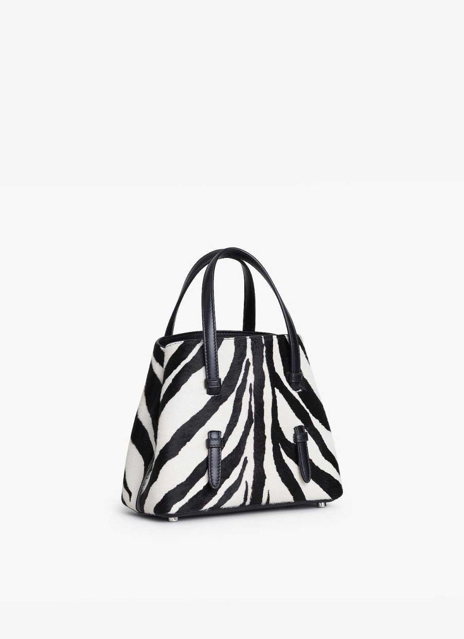 Bags Alaïa | Mina 20 In Calf Leather With Zebra Print