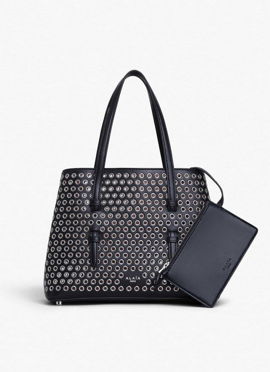 Bags Alaïa | Mina 25 Bag In Calf Leather With Waves