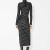 Ready-To-Wear Alaïa | Fluid Jersey Dress With Eyelets