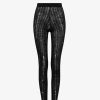 Ready-To-Wear Alaïa | Knitted Leggings With Stretch Effect