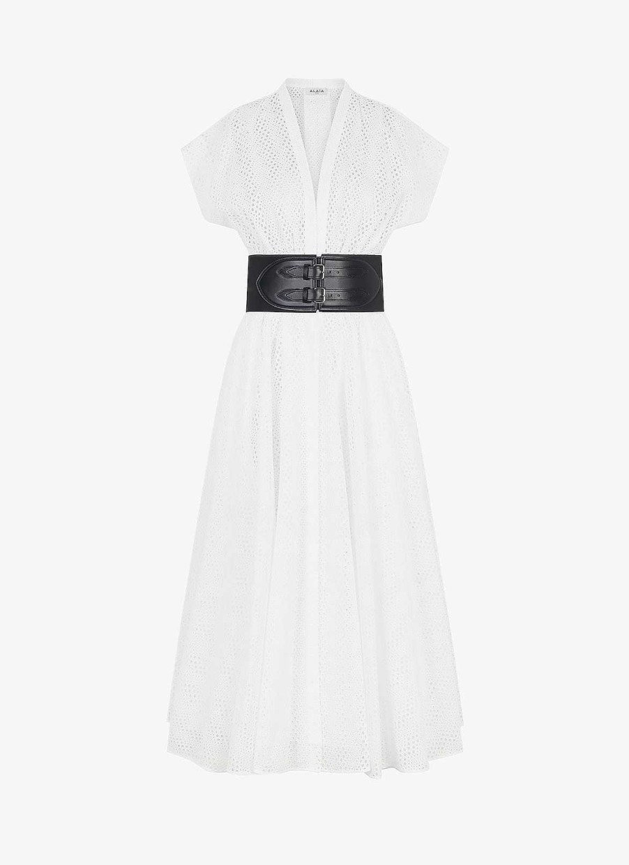 Ready-To-Wear Alaïa | Dress With Sangallo Belt