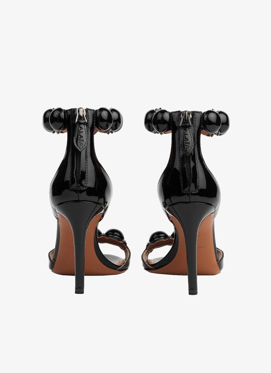 Shoes Alaïa | Bombe Sandals In Patent Calfskin