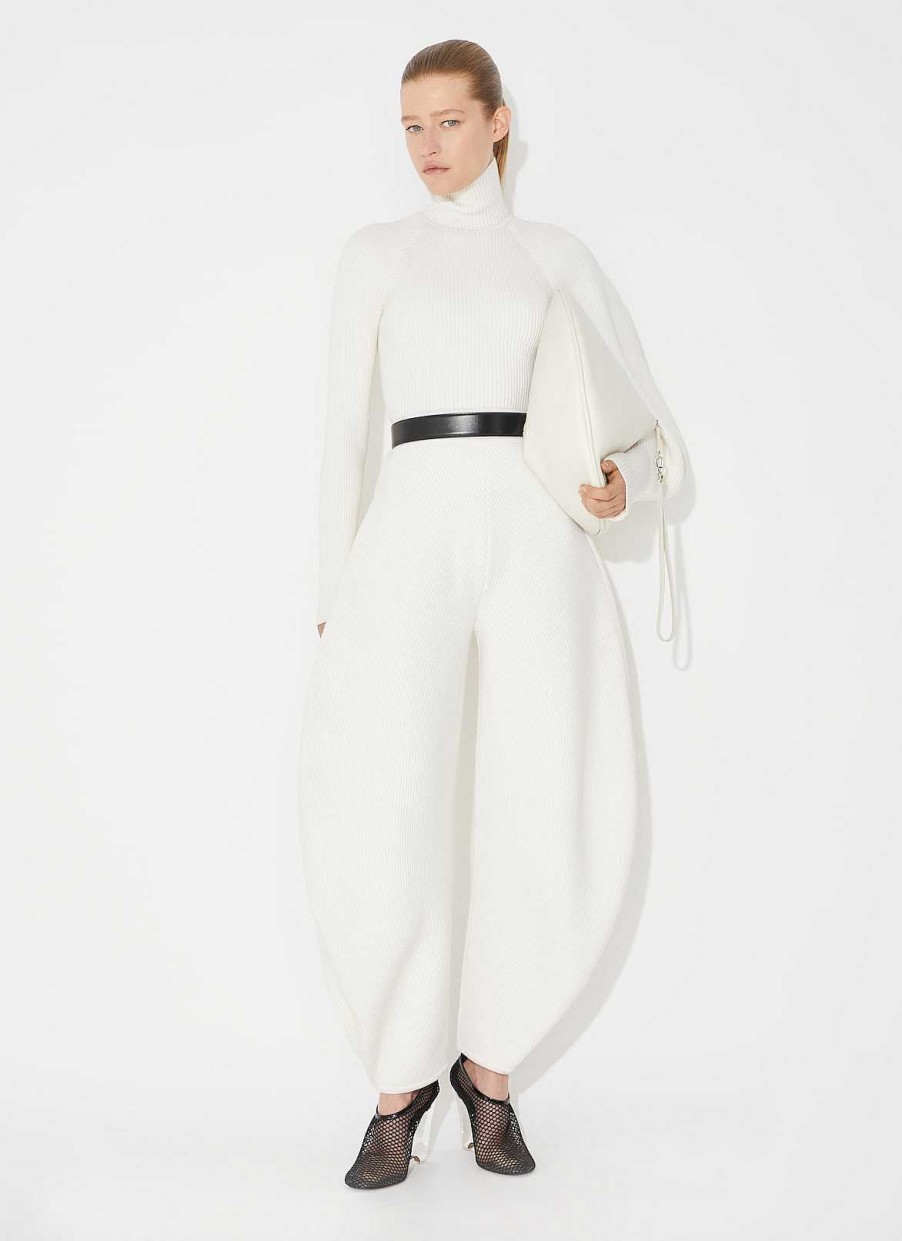 Ready-To-Wear Alaïa | Rounded Ribbed Knit Pants