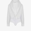 Ready-To-Wear Alaïa | Poplin Bodysuit With Hood