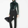 Ready-To-Wear Alaïa | Polished Velvet Hooded Top