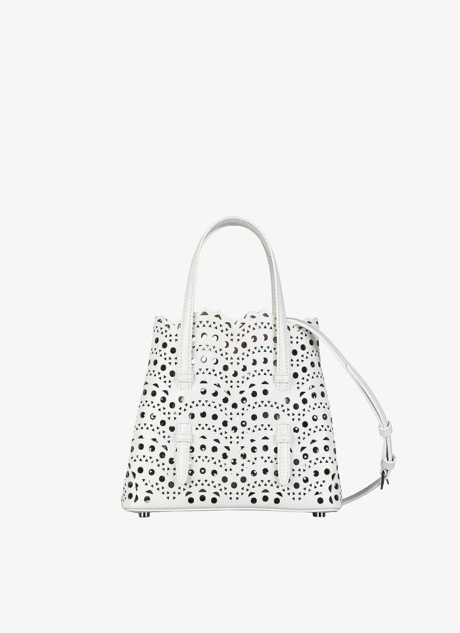 Bags Alaïa | Mina 20 Bag In Luxurious Waved Vienne Calfskin