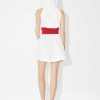 Ready-To-Wear Alaïa | Hooded Dress In Cotton Pique