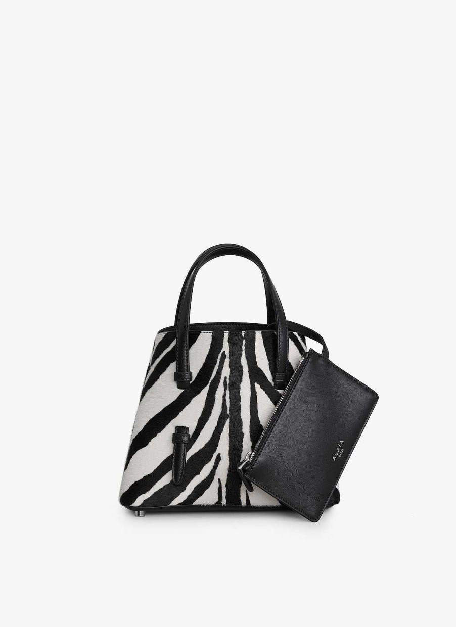 Bags Alaïa | Mina 20 In Calf Leather With Zebra Print