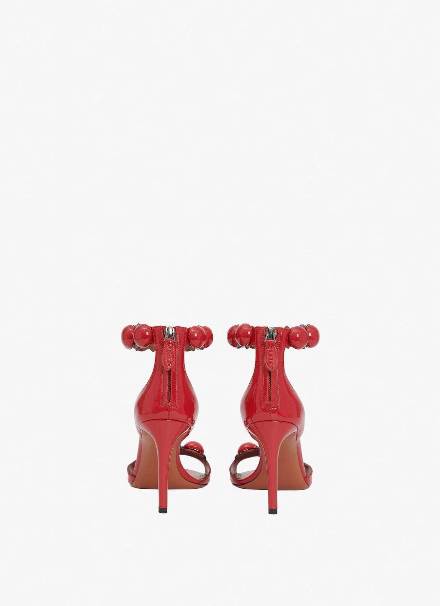 Shoes Alaïa | Bombe Sandals In Patent Calfskin