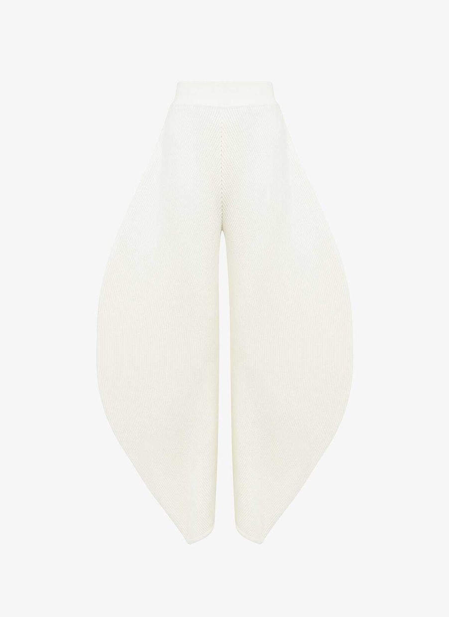 Ready-To-Wear Alaïa | Rounded Ribbed Knit Pants