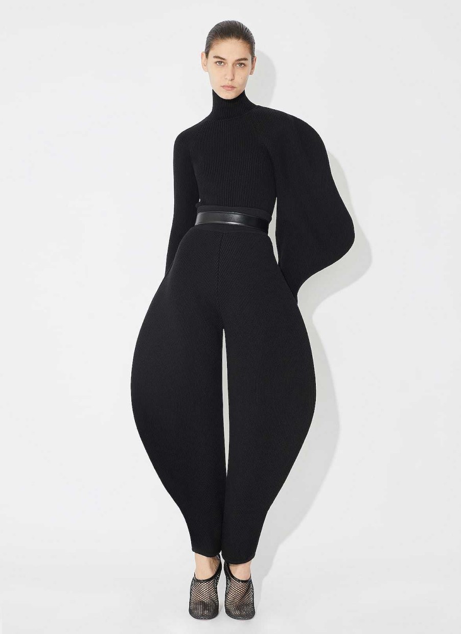 Ready-To-Wear Alaïa | Rounded Ribbed Knit Pants