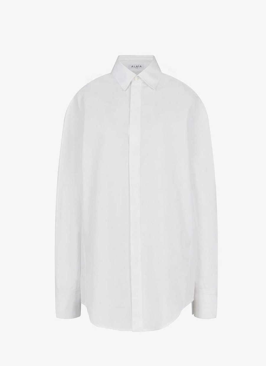 Ready-To-Wear Alaïa | Rounded Poplin Shirt